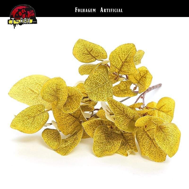 Folhagem artificial para terrário iguana