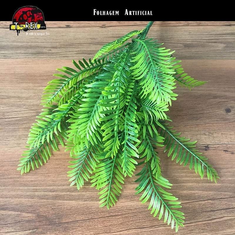 folhas artificiais répteis
