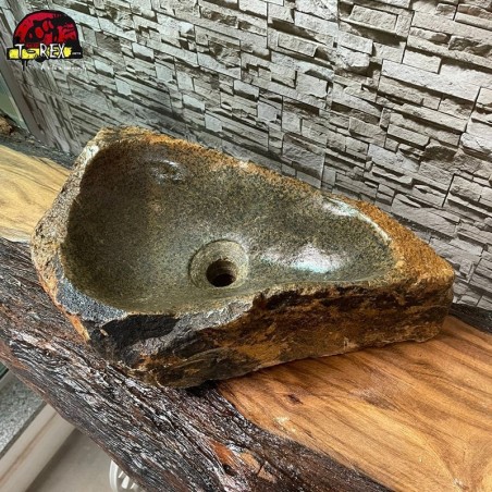 cuba de pedra rústica